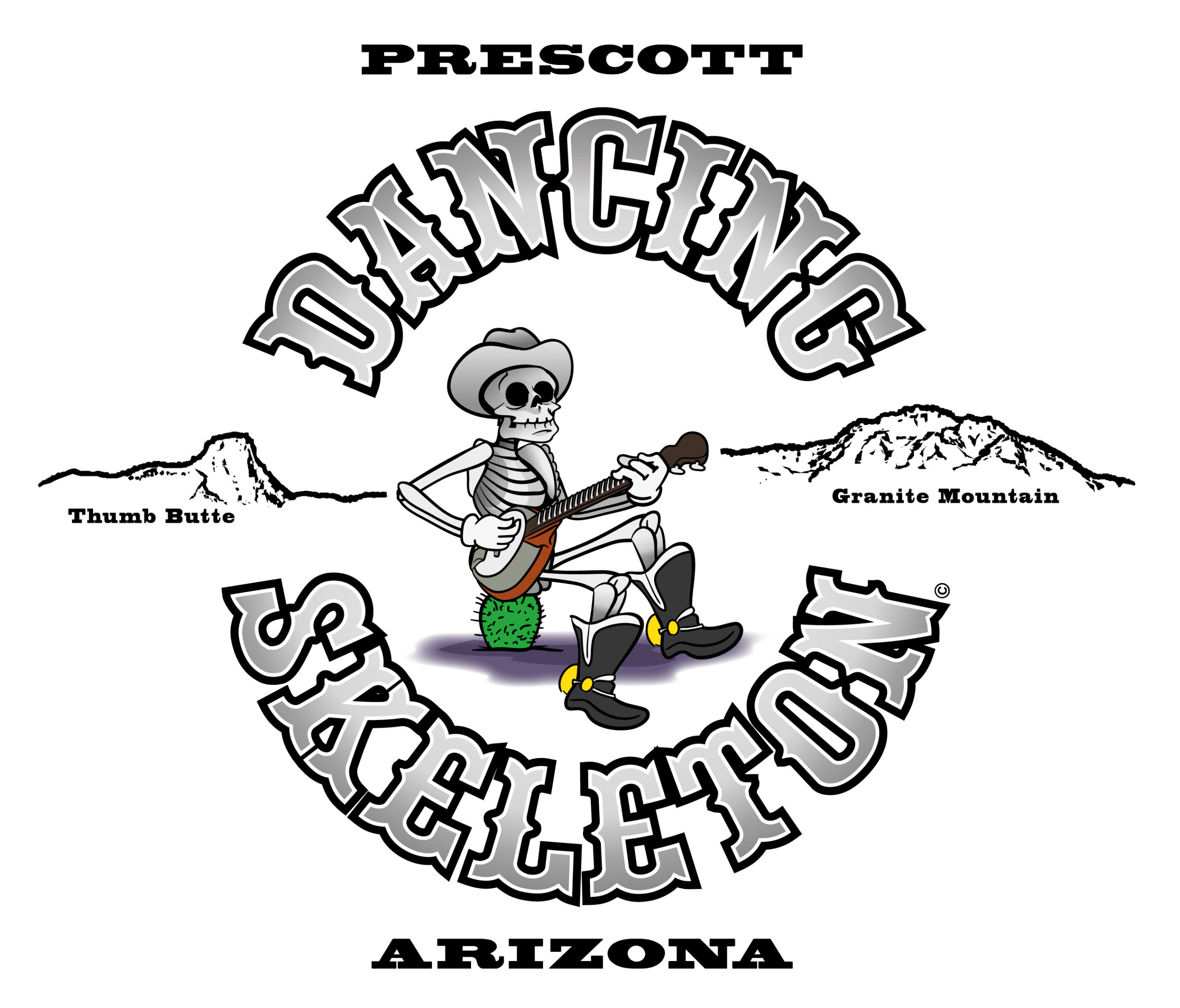 Banjo Skeleton - Unisex Adult Hoodie